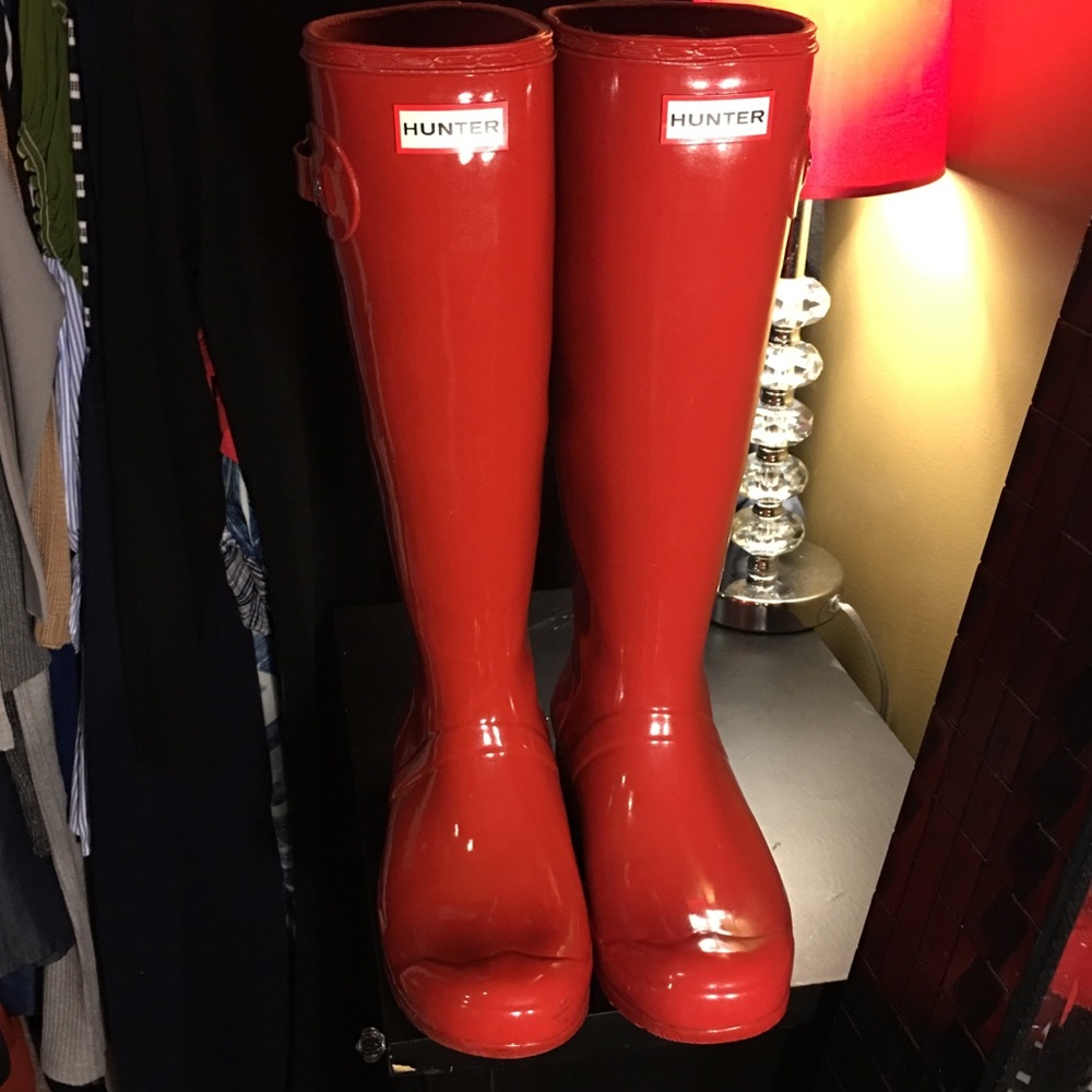 Red HUNTER Boots